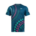 ARI ADEPT SYDNEY25 MARATHON GRAPHIC RUNNING TEE - NAVY/BLUE/GREEN
