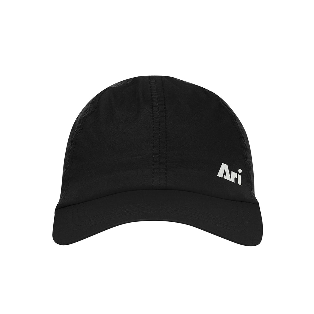Ari Essential Dash Running Cap Black Silver Black