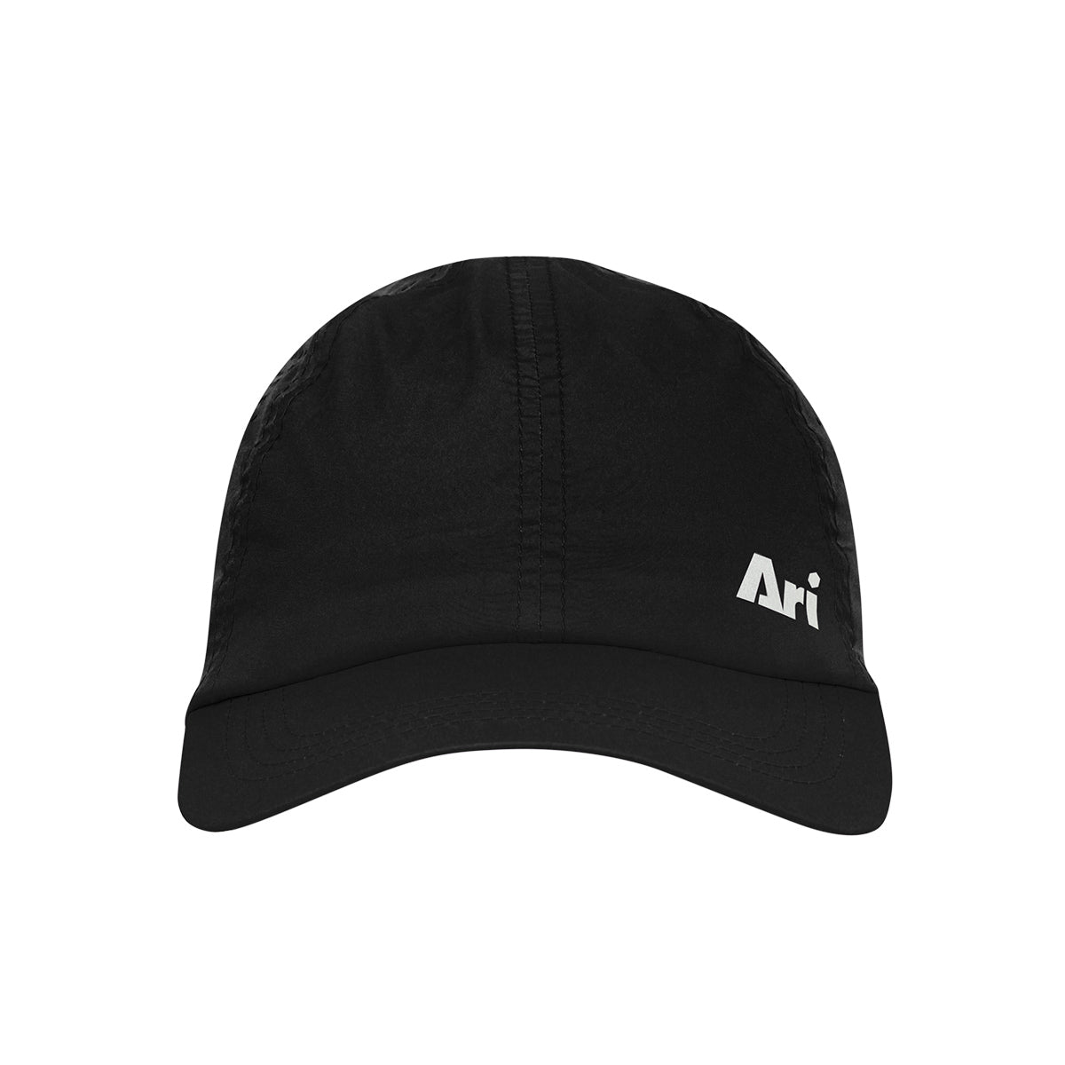 Ari Essential Dash Running Cap Black Silver Black
