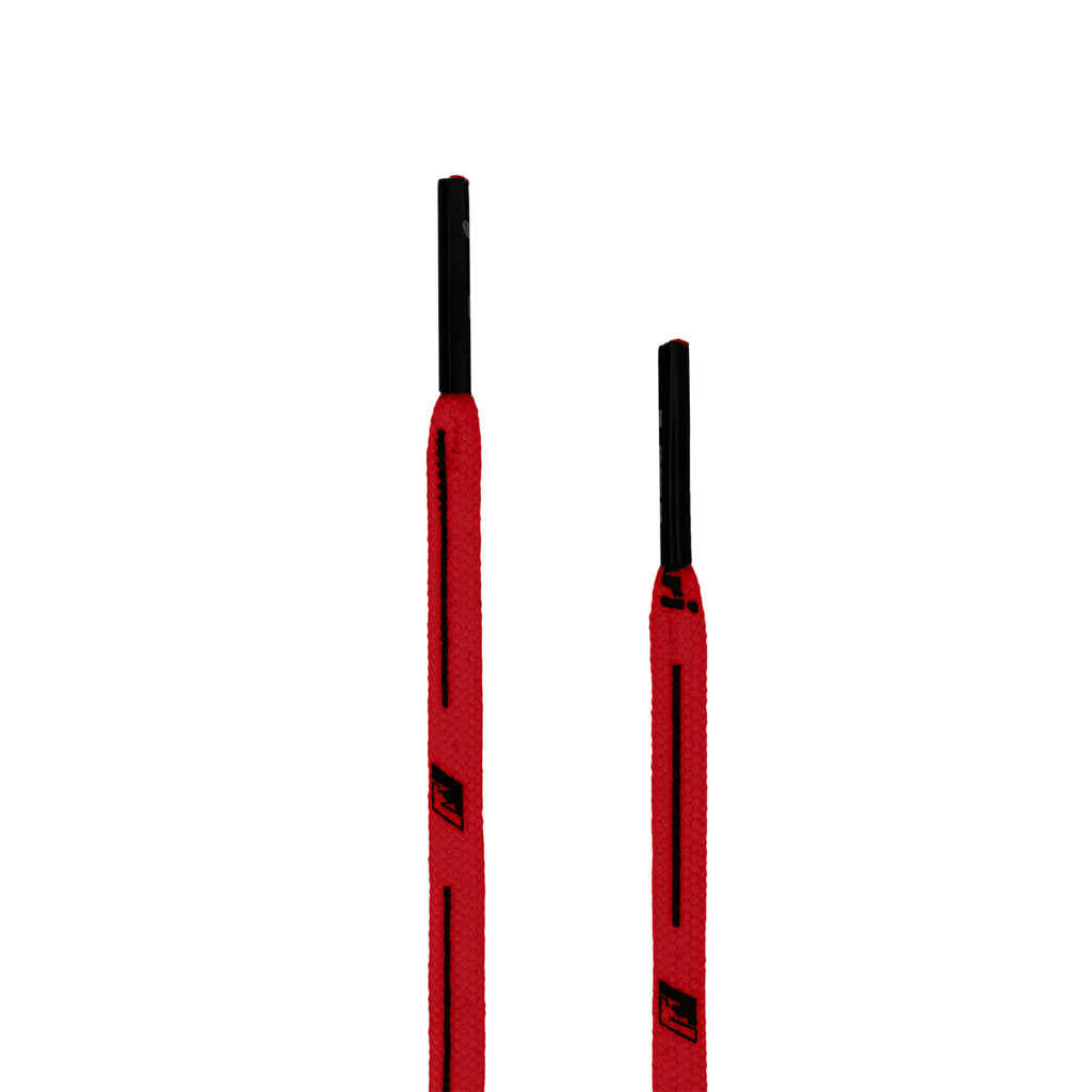 ARI COLORFUL SHOELACES - 3MM/115CM - RED/BLACK