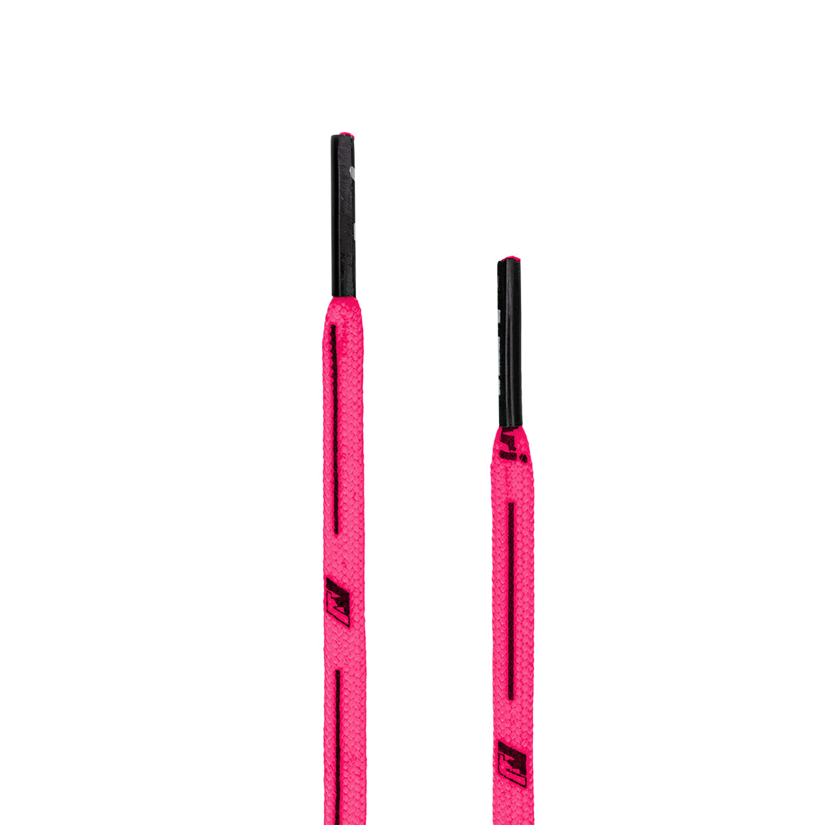 ARI COLORFUL SHOELACES - 3MM/115CM - PINK/BLACK