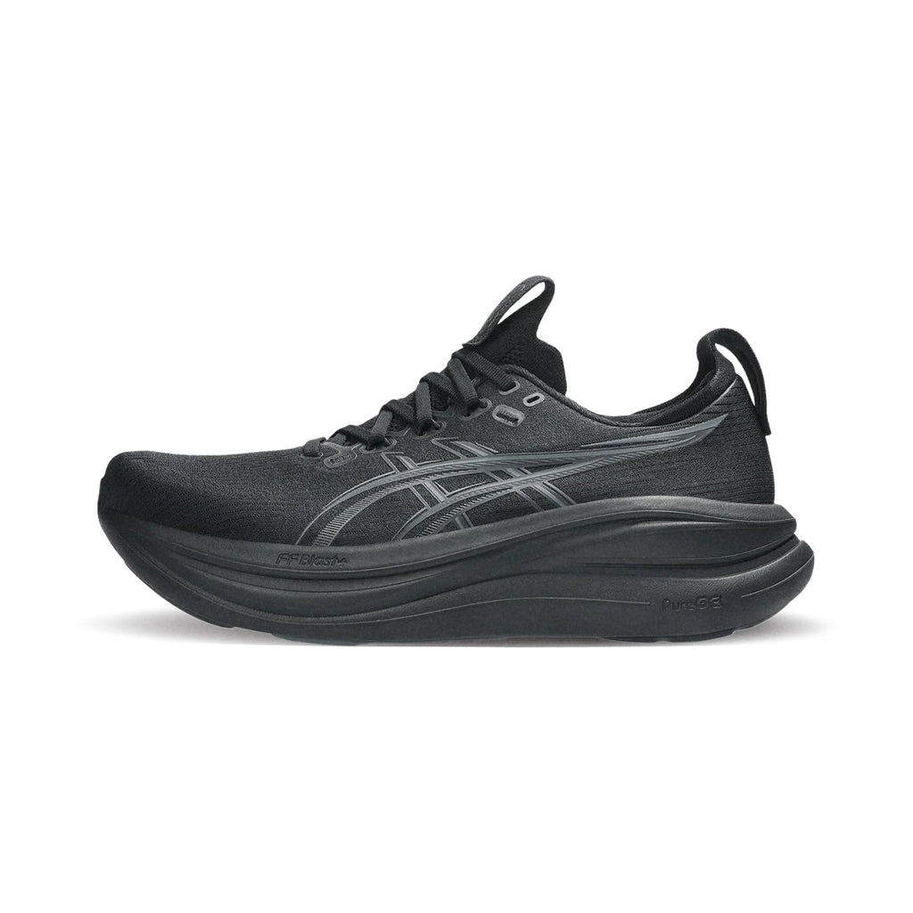 ASICS MEN GEL NIMBUS 28 WIDE - BLACK/GRAPHITEGREY
