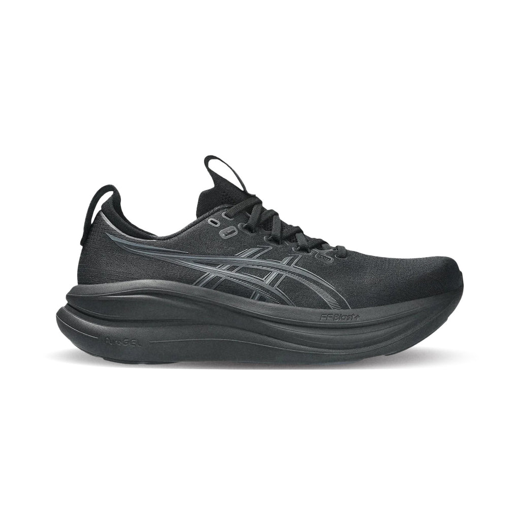 ASICS MEN GEL NIMBUS 28 WIDE - BLACK/GRAPHITEGREY