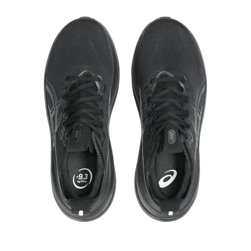 ASICS MEN GEL NIMBUS 28 WIDE - BLACK/GRAPHITEGREY