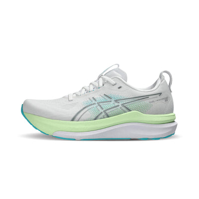 ASICS MEN GEL KAYANO 33 WIDE - WHITE/ENERGYAQUA