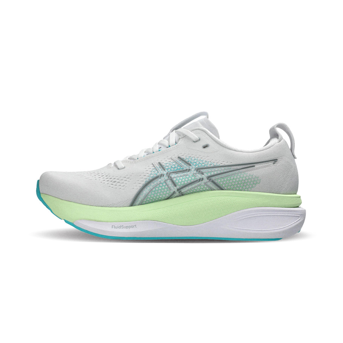 ASICS MEN GEL KAYANO 33 WIDE - WHITE/ENERGYAQUA