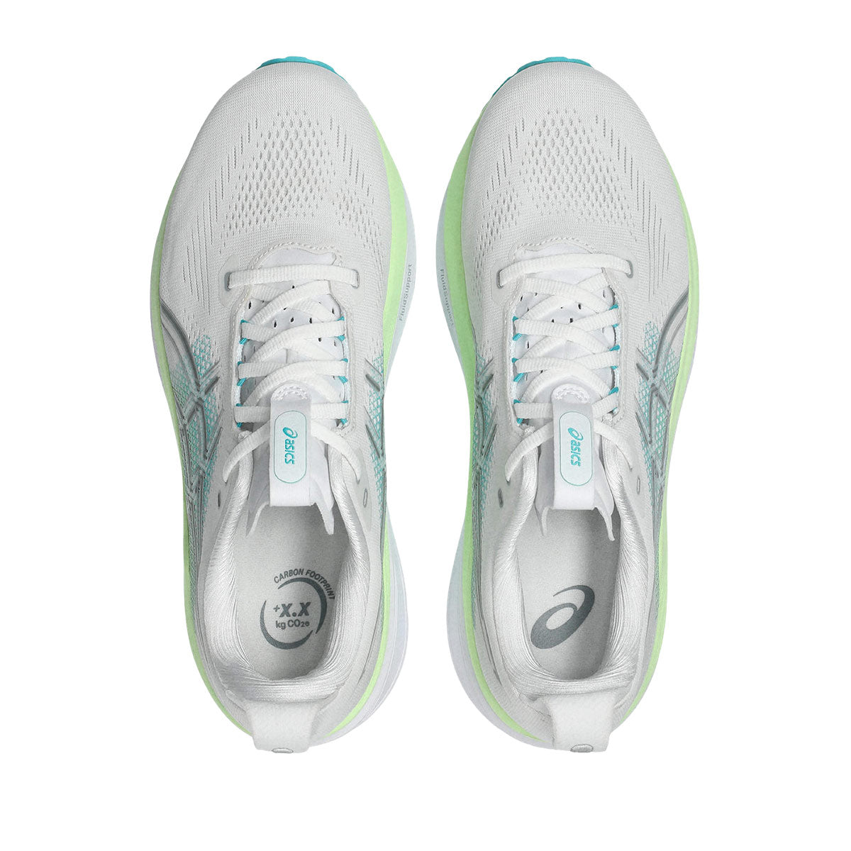 ASICS MEN GEL KAYANO 33 WIDE - WHITE/ENERGYAQUA