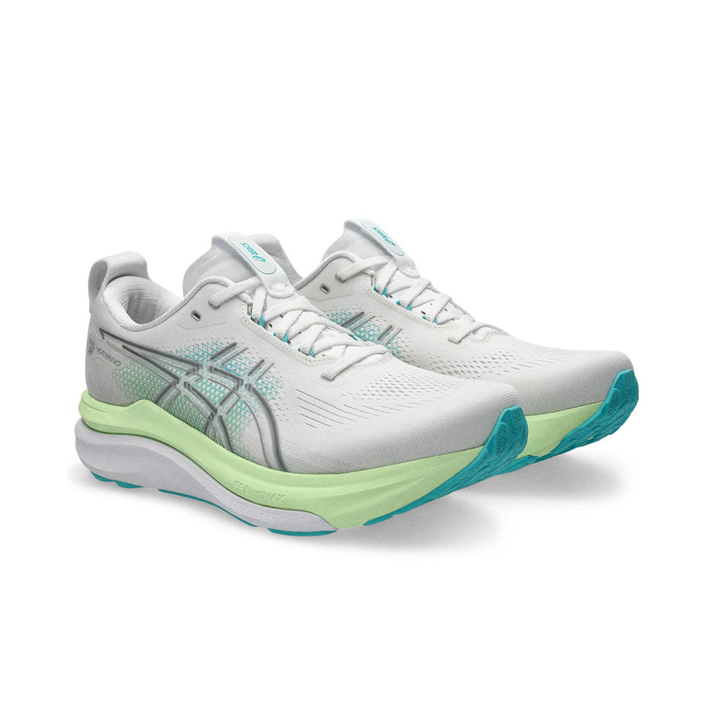 ASICS MEN GEL KAYANO 33 WIDE - WHITE/ENERGYAQUA