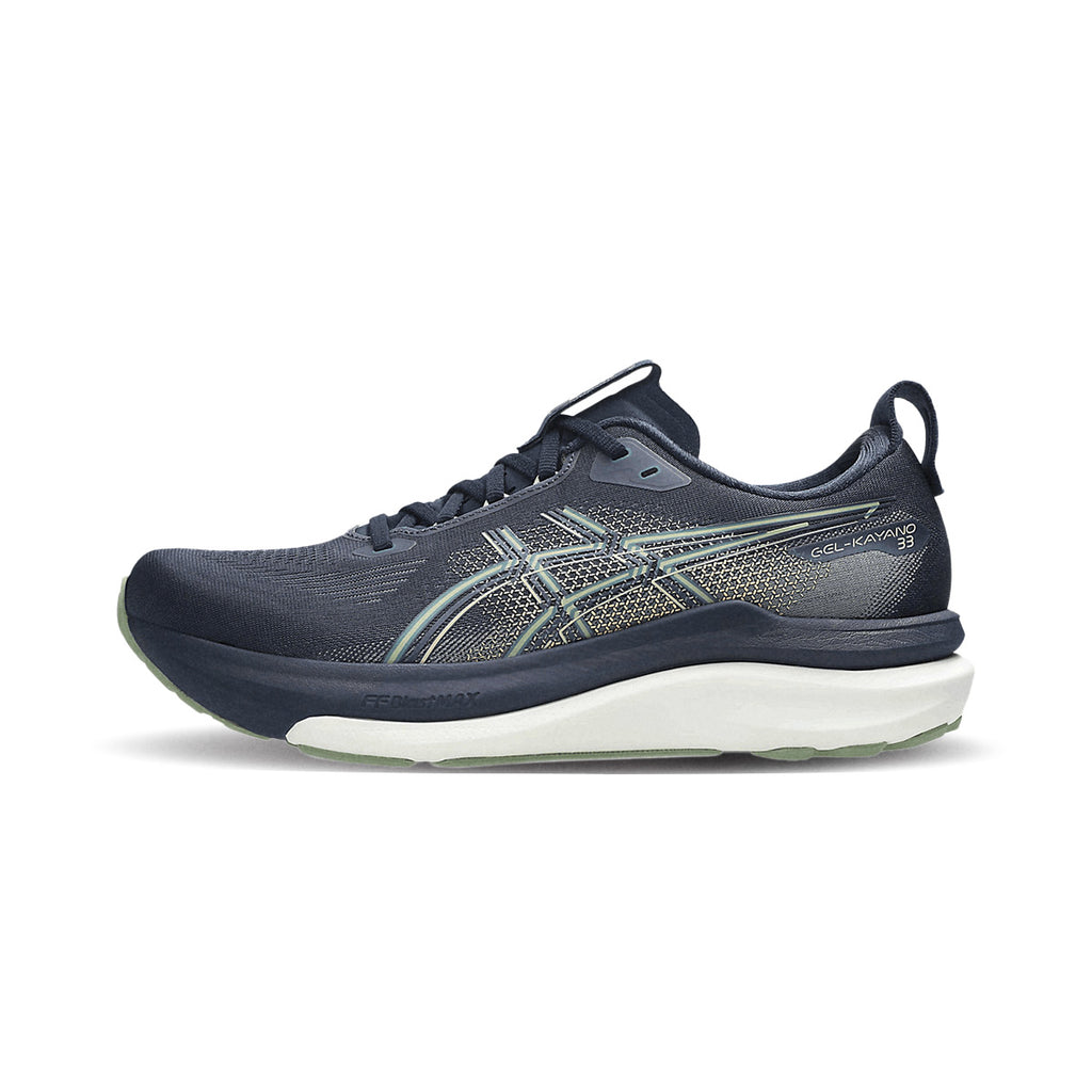 ASICS MEN GEL KAYANO 33 WIDE - MIDNIGHT/KHAKIGREEN