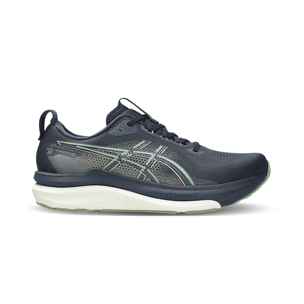 ASICS MEN GEL KAYANO 33 WIDE - MIDNIGHT/KHAKIGREEN