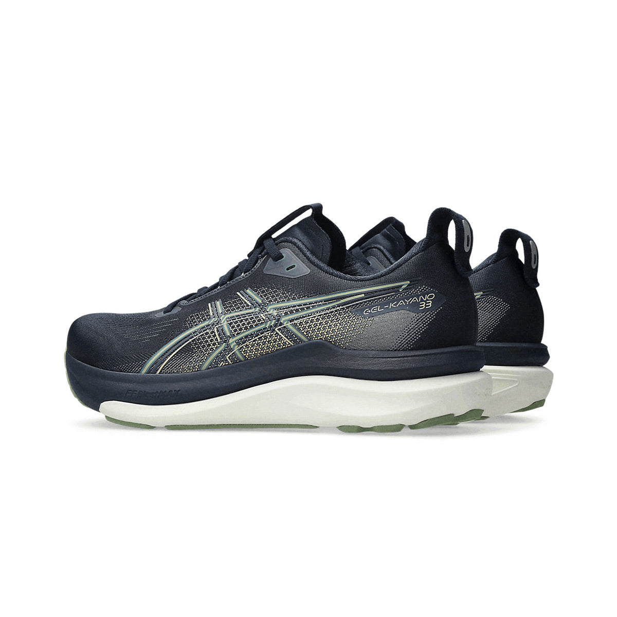 ASICS MEN GEL KAYANO 33 WIDE - MIDNIGHT/KHAKIGREEN