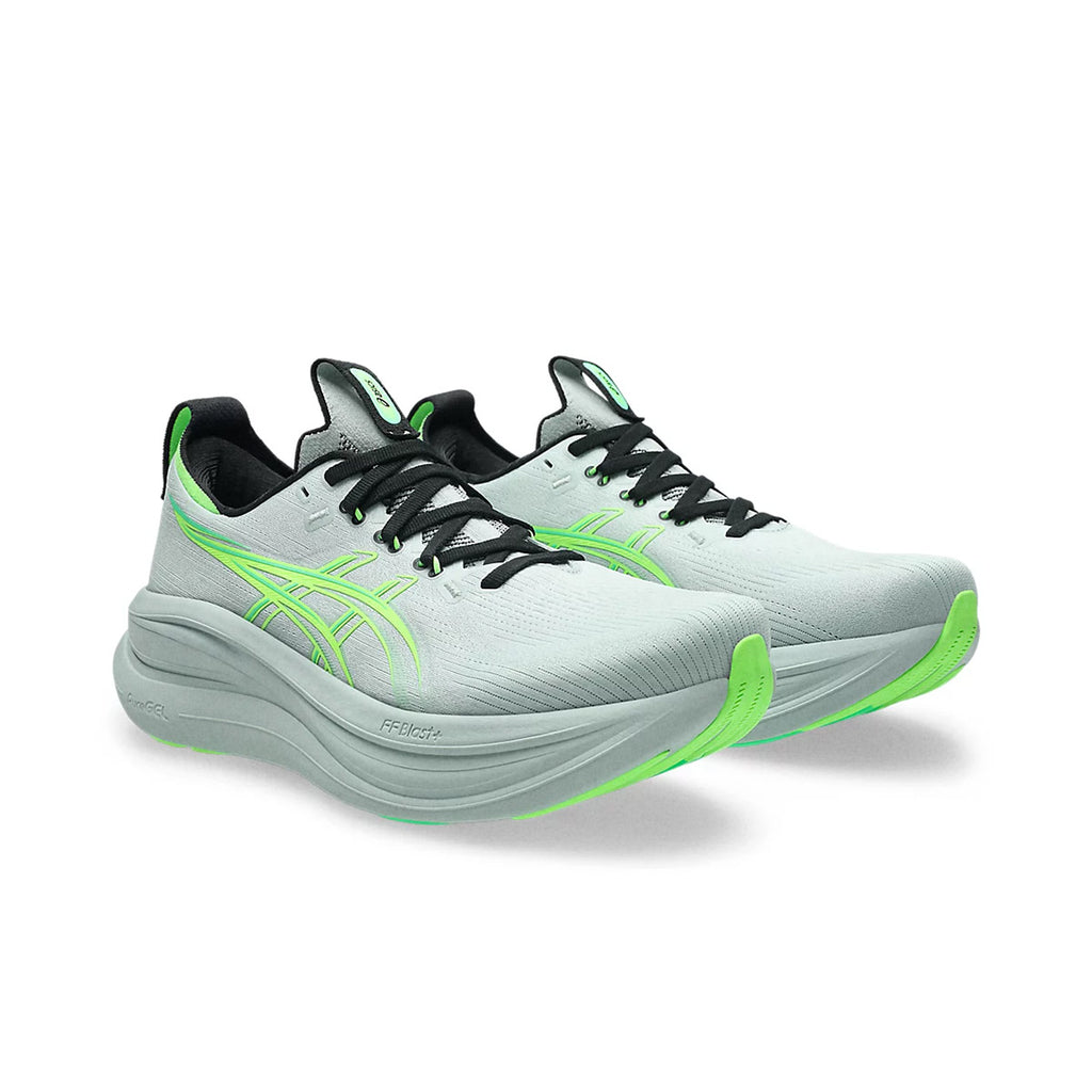 Asics M Gel Nimbus 28 Wide Cold Moss Illuminategreen