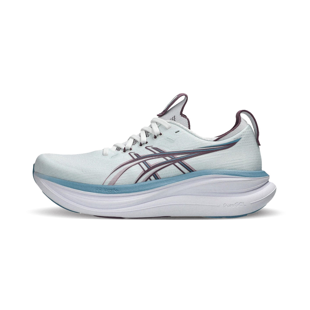 ASICS W GEL NIMBUS 28 - ARCTICBLUE/VELVETPURPLE