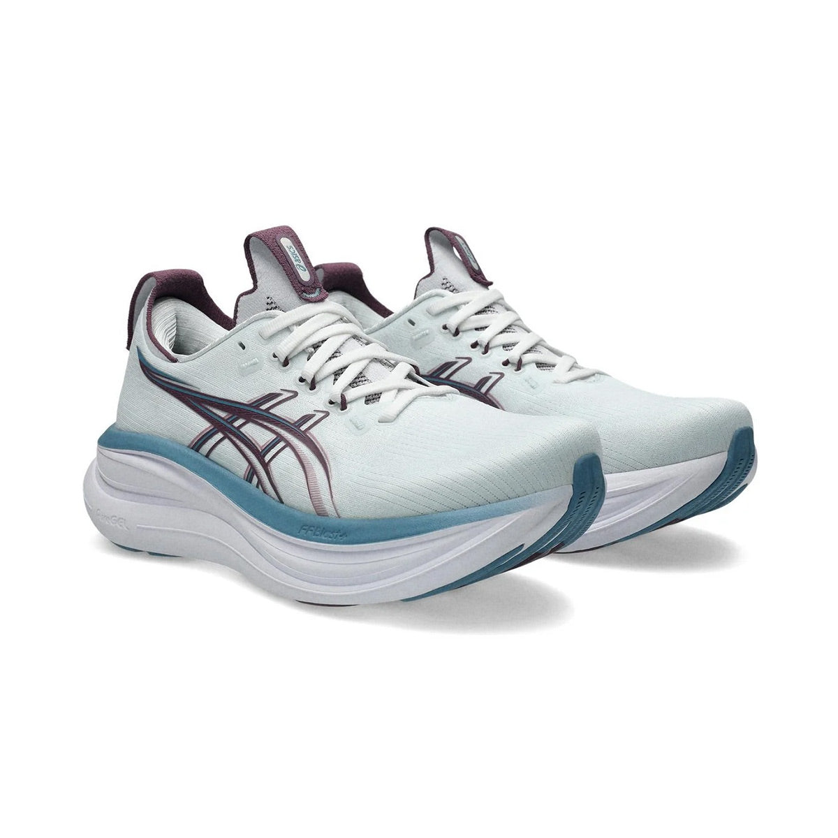 ASICS W GEL NIMBUS 28 - ARCTICBLUE/VELVETPURPLE