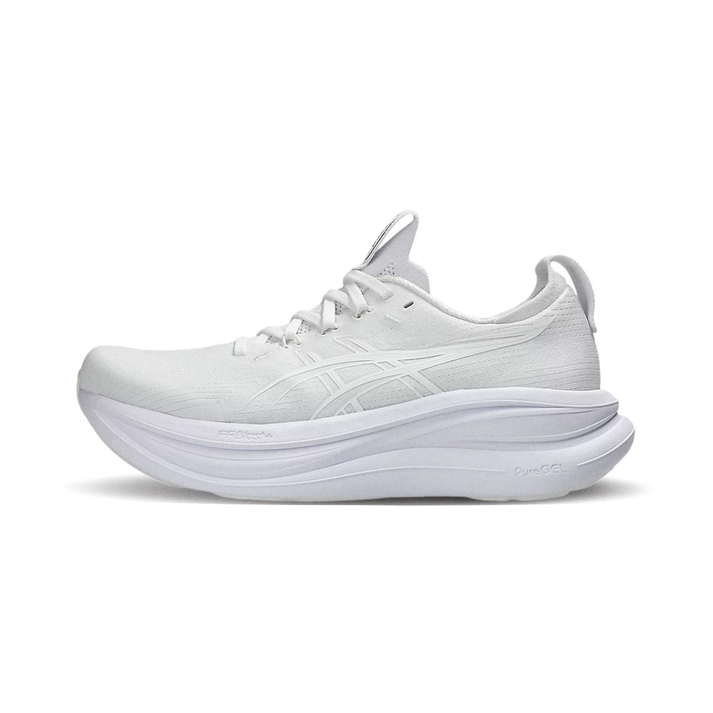 ASICS WOMEN GEL NIMBUS 28 WIDE - WHITE/WHITE