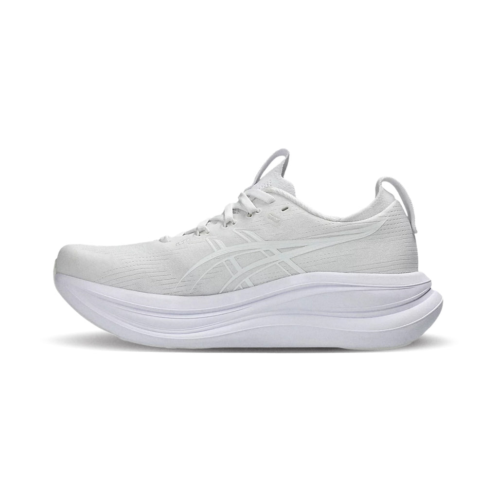 ASICS WOMEN GEL NIMBUS 28 WIDE - WHITE/WHITE