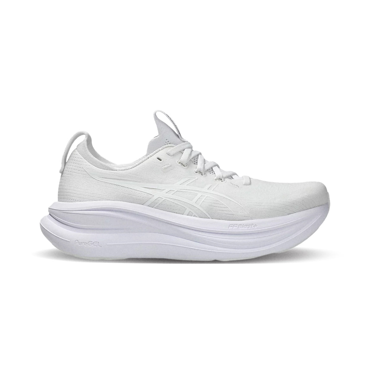 ASICS WOMEN GEL NIMBUS 28 WIDE - WHITE/WHITE