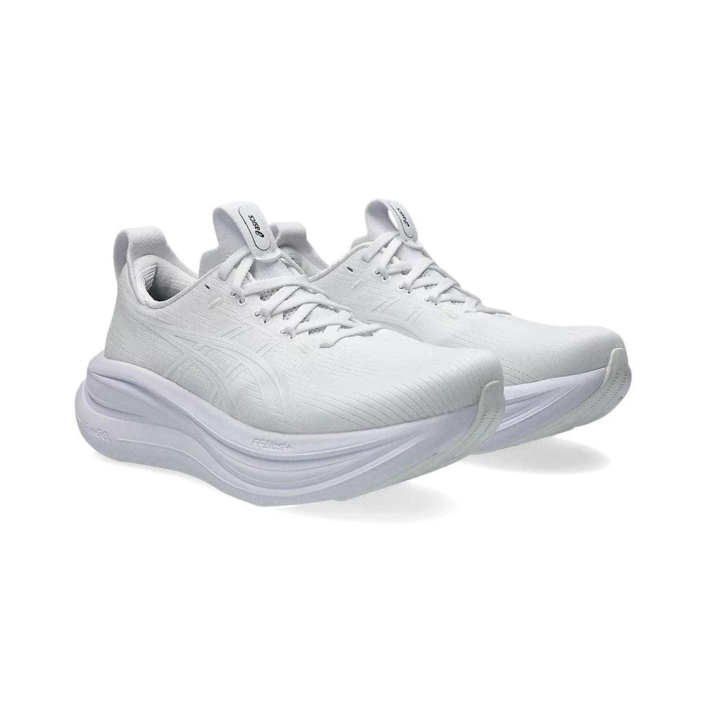 ASICS WOMEN GEL NIMBUS 28 WIDE - WHITE/WHITE