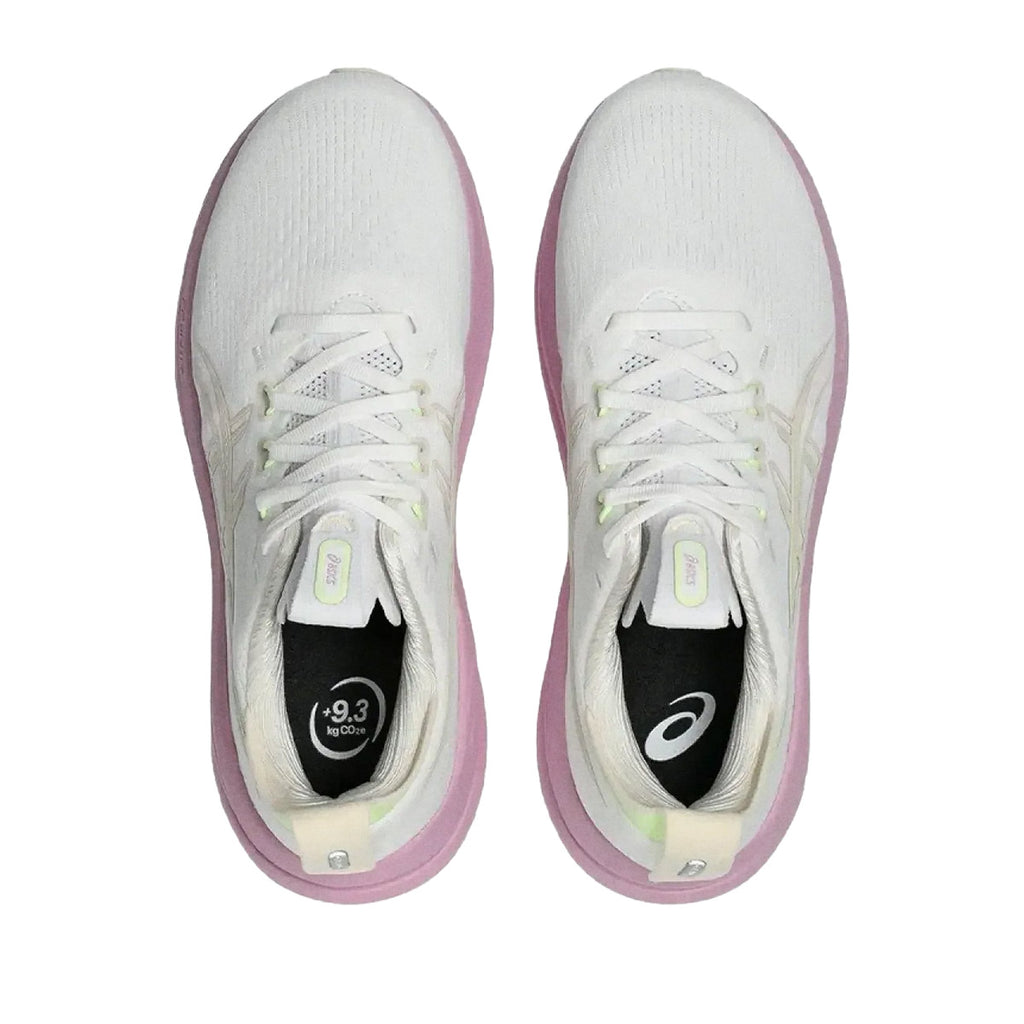 ASICS WOMEN GEL NIMBUS 28 WIDE - WHITE/HAZYLILAC