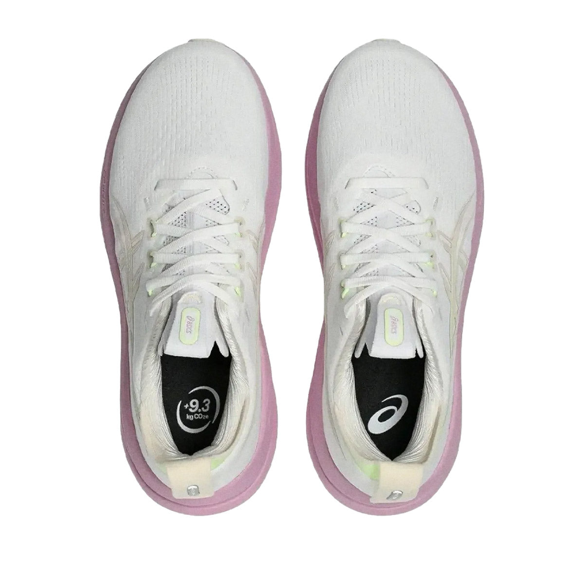 ASICS WOMEN GEL NIMBUS 28 WIDE - WHITE/HAZYLILAC
