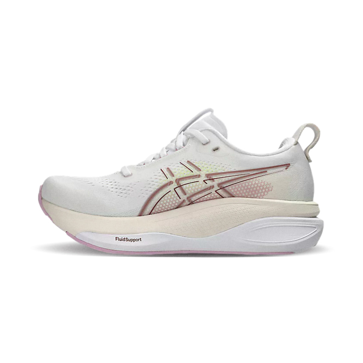 ASICS WOMEN GEL KAYANO 33 WIDE - WHITE/HAZYLILAC