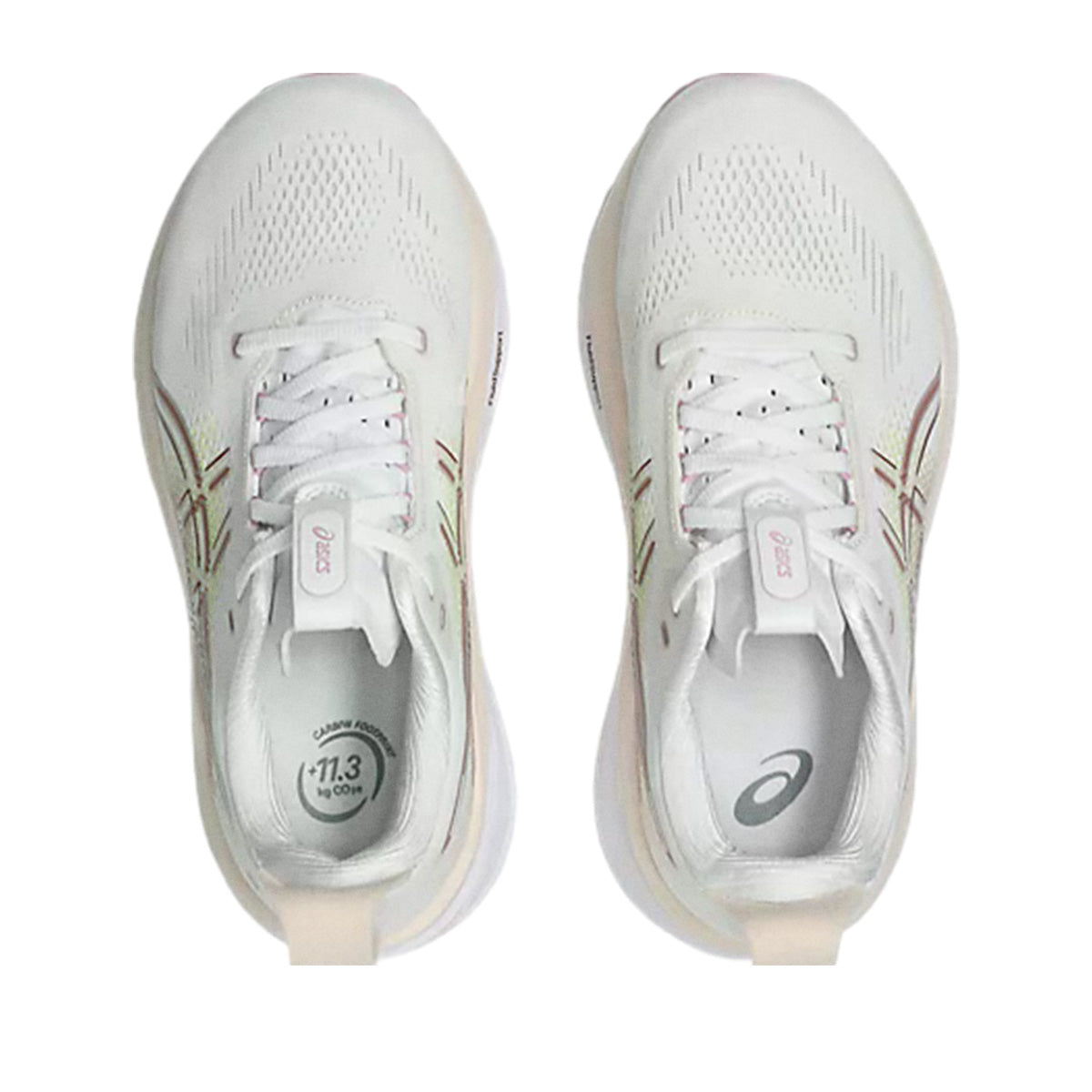 ASICS WOMEN GEL KAYANO 33 WIDE - WHITE/HAZYLILAC