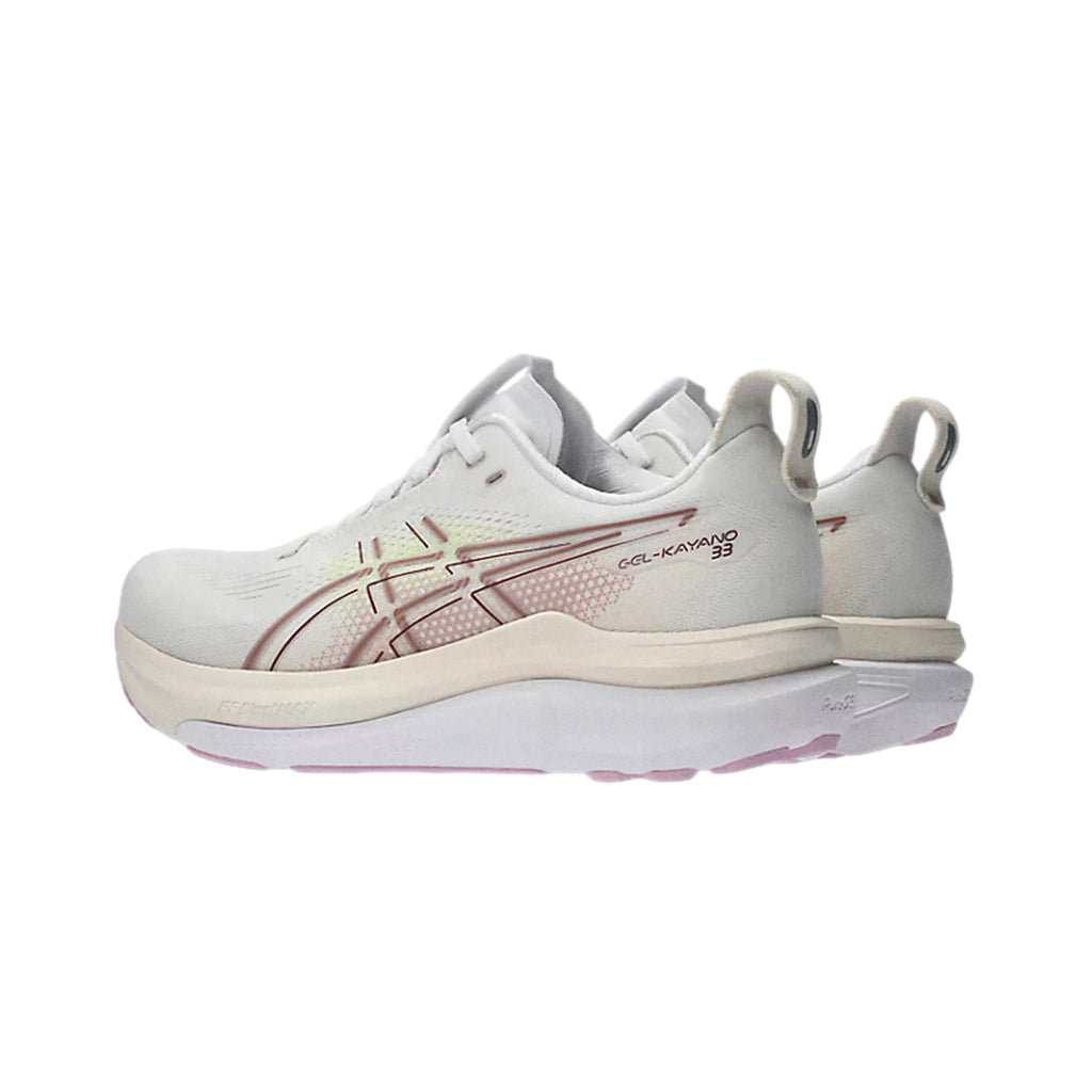 ASICS WOMEN GEL KAYANO 33 WIDE - WHITE/HAZYLILAC