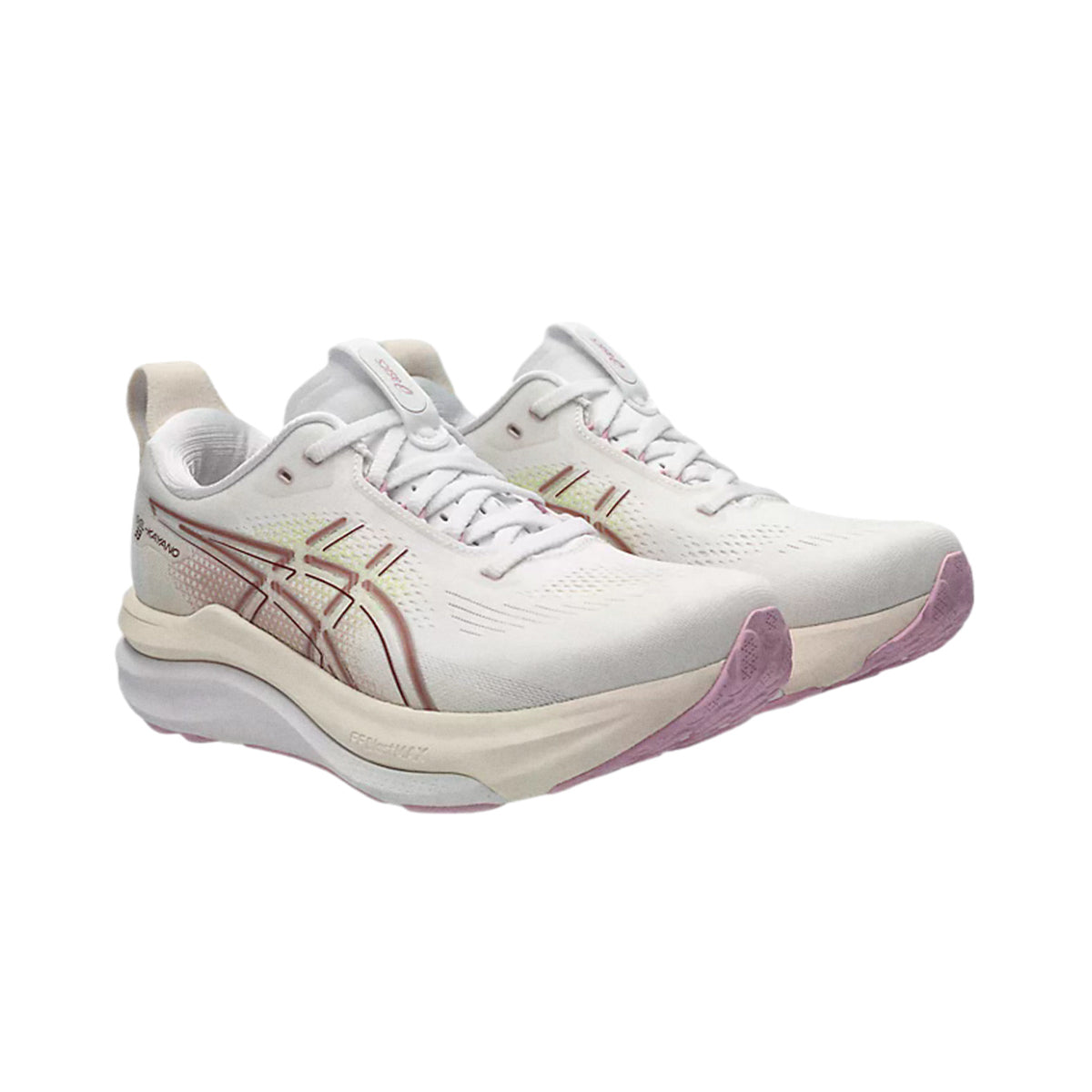 ASICS WOMEN GEL KAYANO 33 WIDE - WHITE/HAZYLILAC