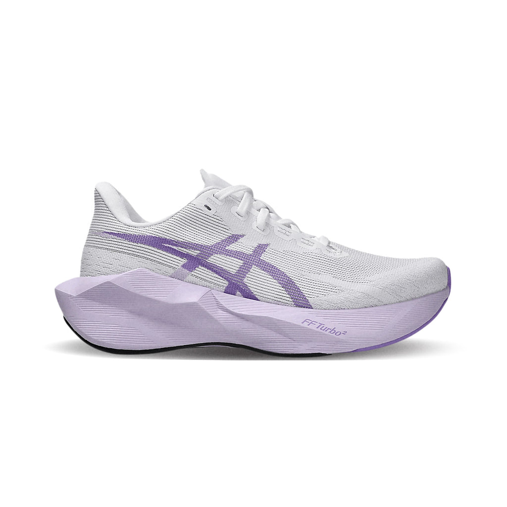 ASICS WOMEN NOVABLAST 6 WIDE - WHITE/MURASAKI