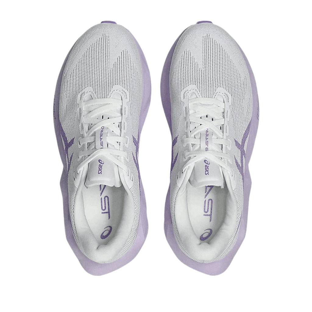 ASICS WOMEN NOVABLAST 6 WIDE - WHITE/MURASAKI