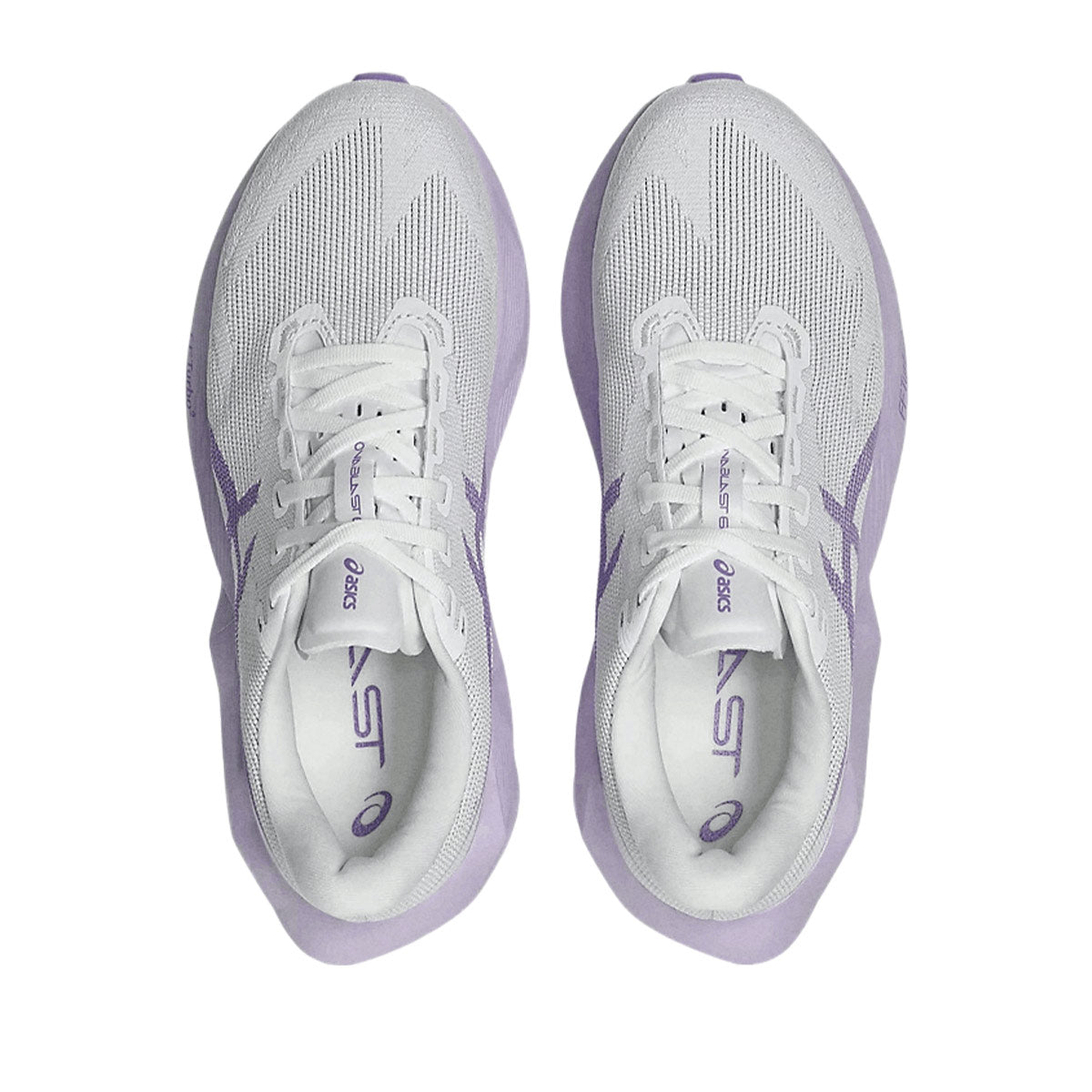 ASICS WOMEN NOVABLAST 6 WIDE - WHITE/MURASAKI