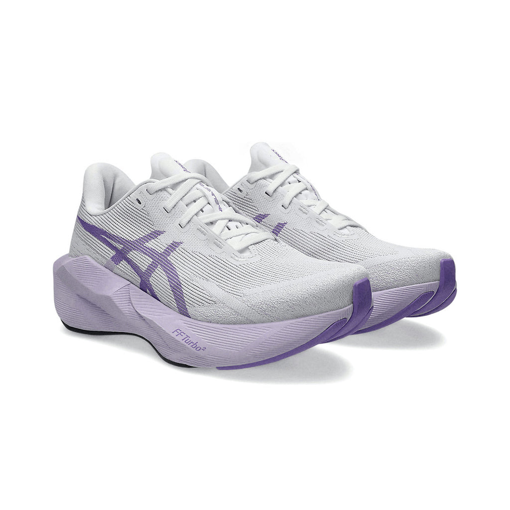 ASICS WOMEN NOVABLAST 6 WIDE - WHITE/MURASAKI