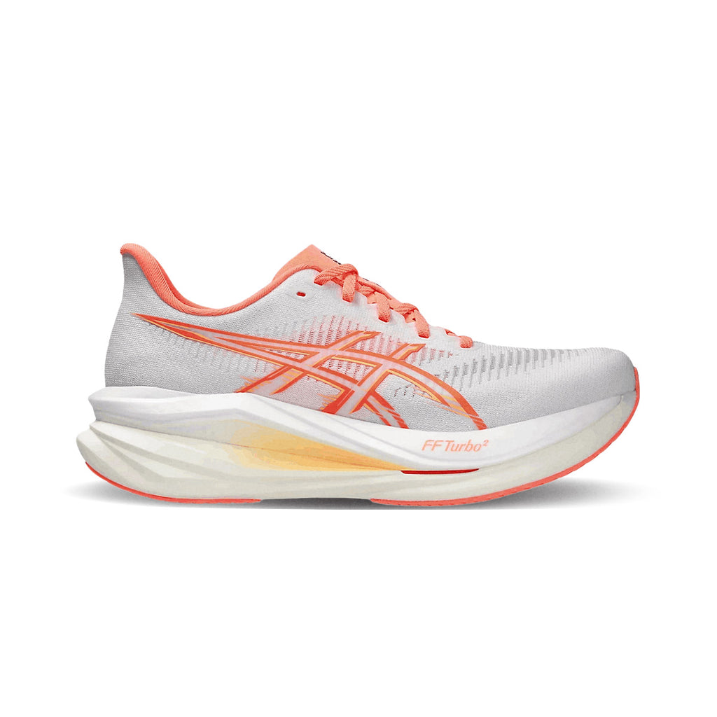 ASICS WOMEN SONICBLAST 2 - WHITE/SUNCORAL