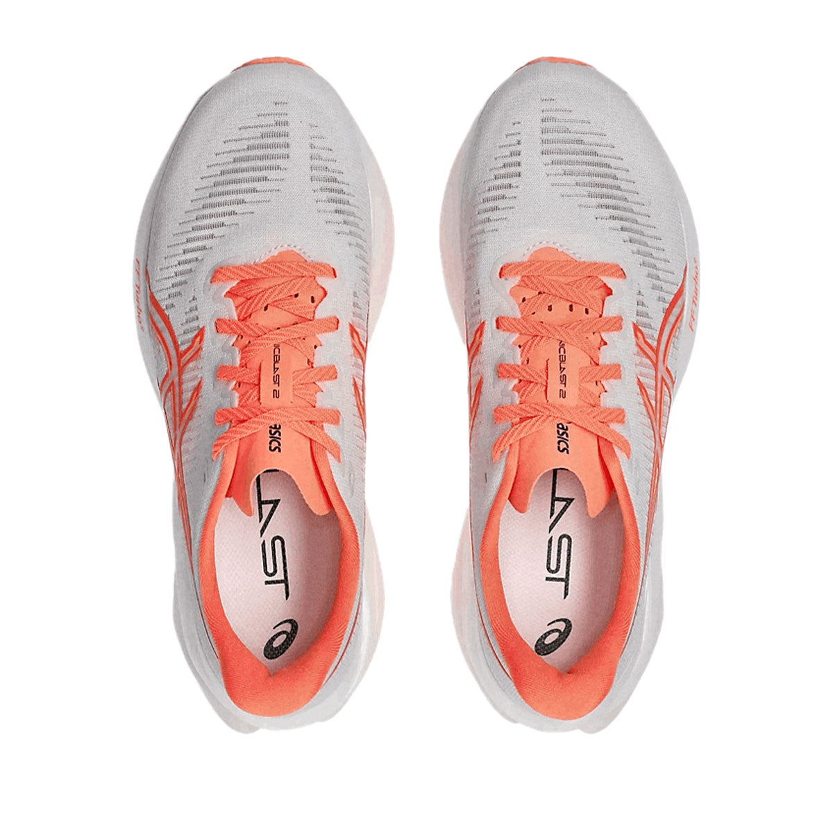 ASICS WOMEN SONICBLAST 2 - WHITE/SUNCORAL
