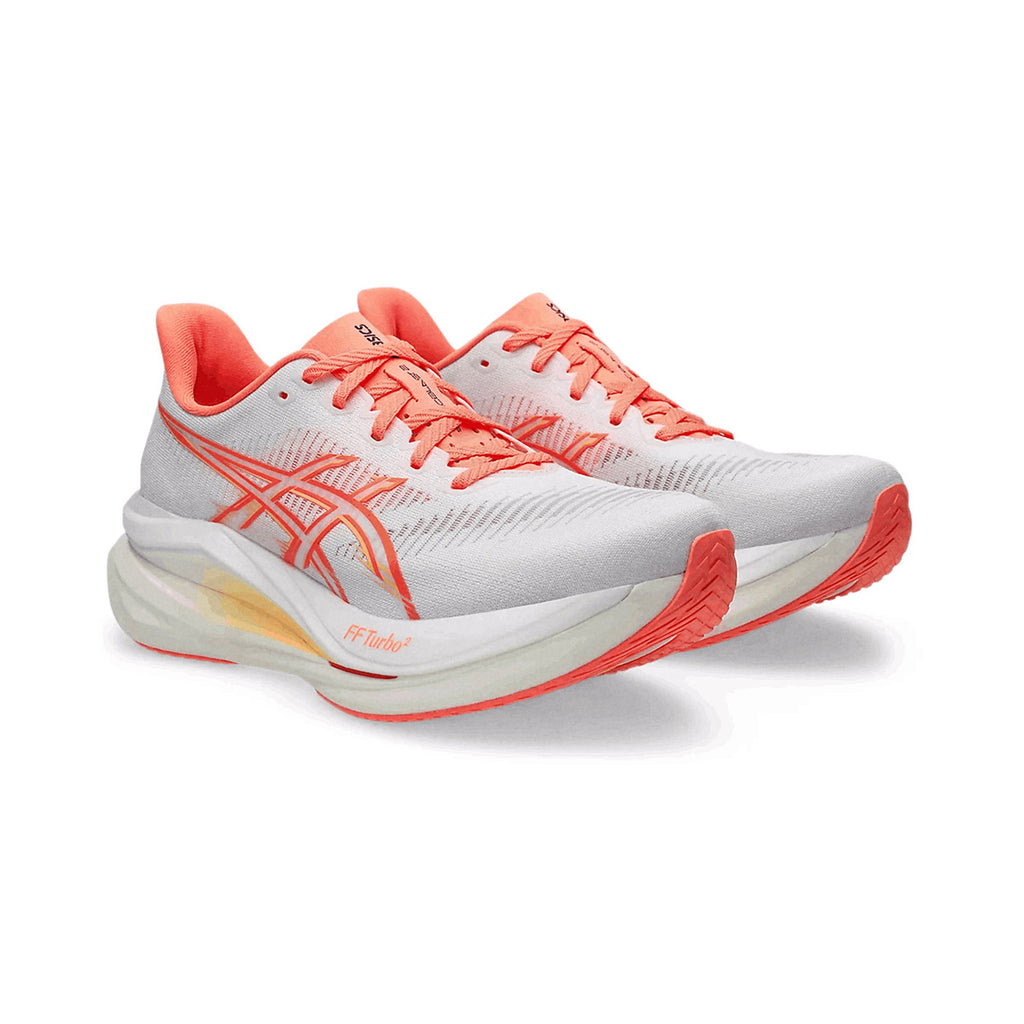 ASICS WOMEN SONICBLAST 2 - WHITE/SUNCORAL