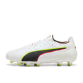 PUMA KING 20 ULTIMATE FG/AG - PUMA WHITE/GLOWING RED/YELLOW ALERT