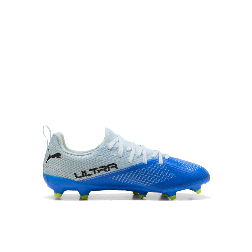 PUMA ULTRA 7 MATCH FG/AG JR - ULTRA BLUE/ICY BLUE/PUMA BLACK/LIME SQUEEZE