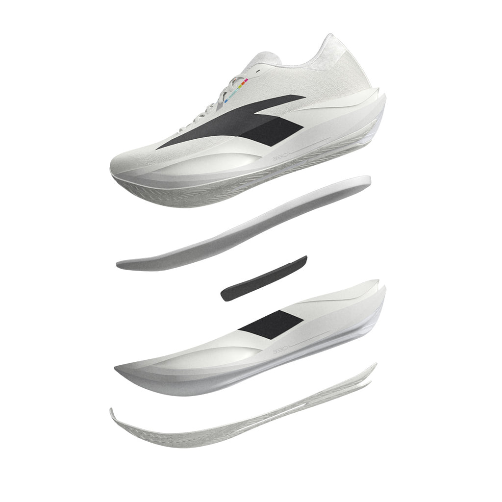 ANTA MEN ZONE2 N90 - WHITE/BLACK/WHITE