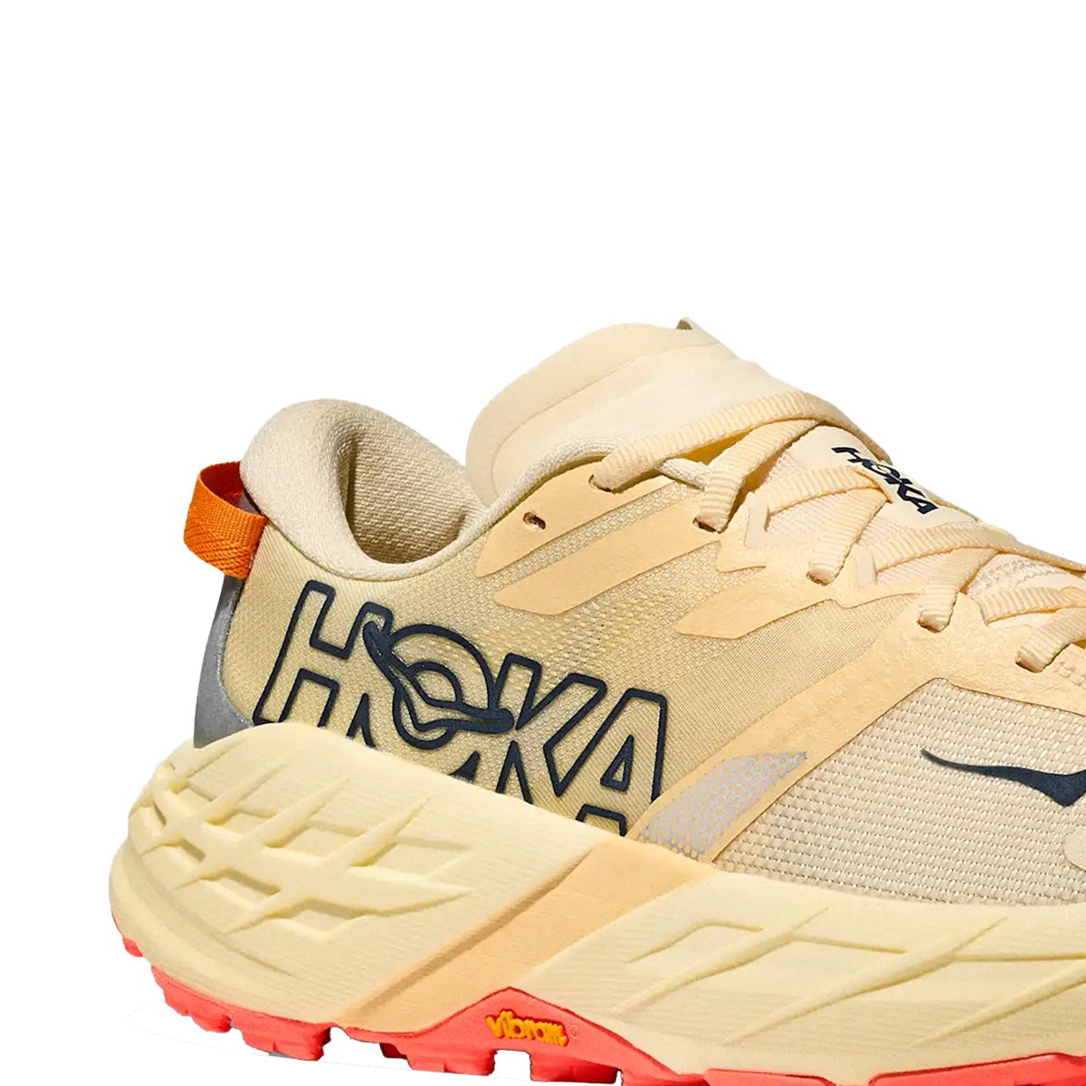 HOKA W SPEEDGOAT 7 WIDE - VINTAGEYELLOW/NEONFLAME