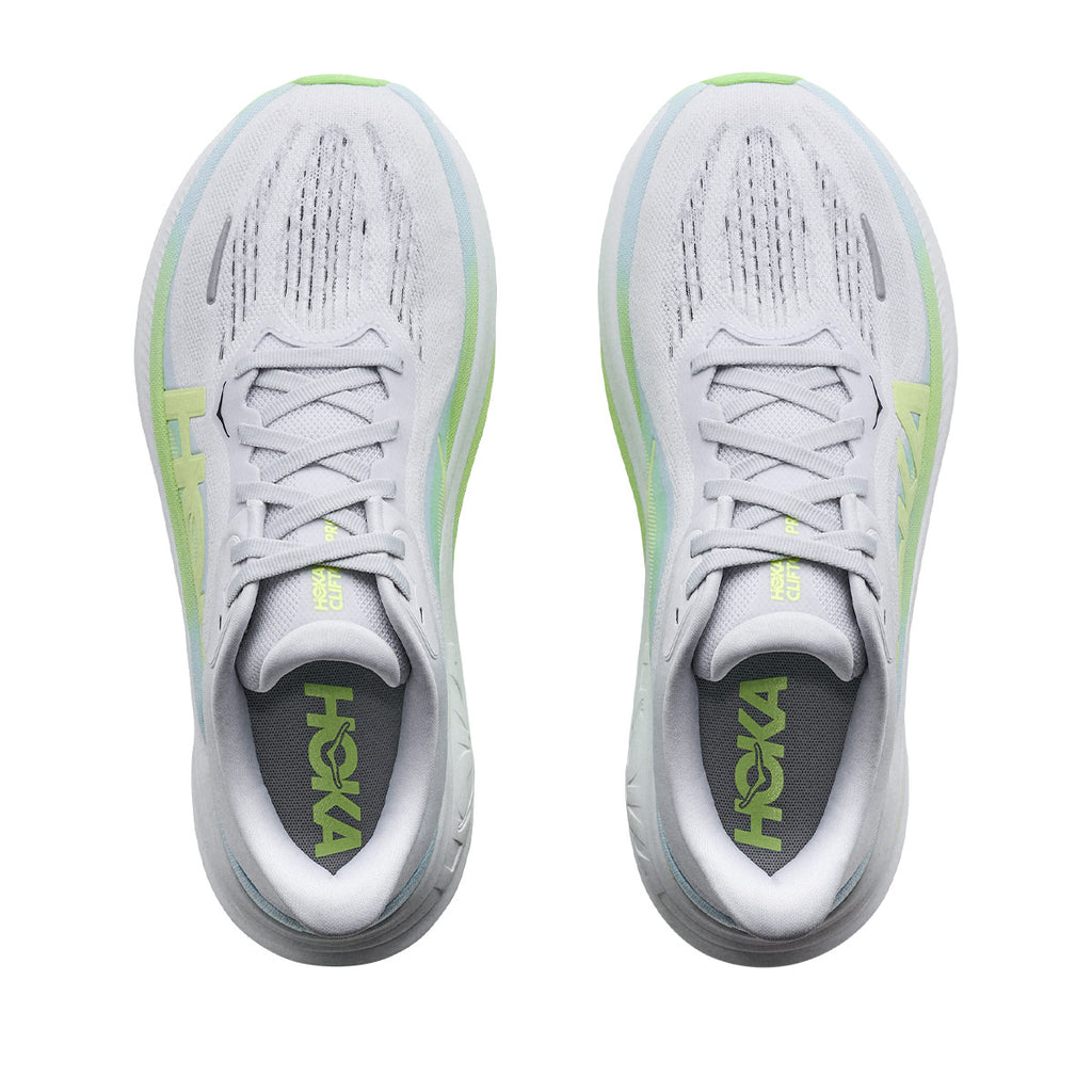 HOKA WOMEN CLIFTON PRO WIDE - COSMICGREY/NEONYUZU