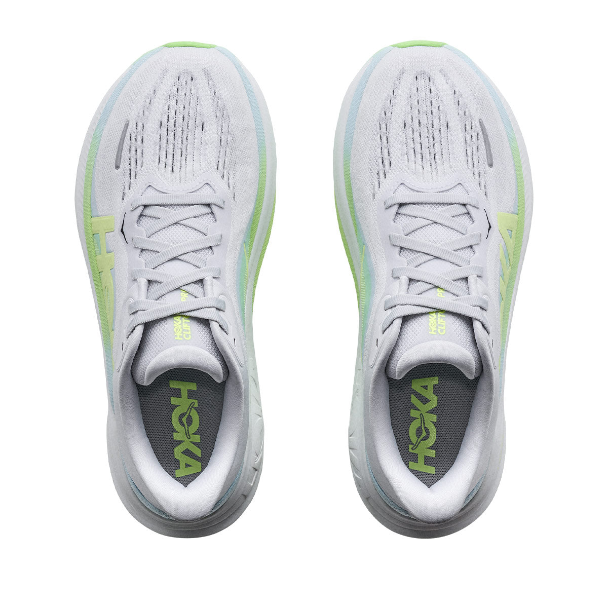 HOKA WOMEN CLIFTON PRO WIDE - COSMICGREY/NEONYUZU