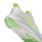 HOKA WOMEN CLIFTON 11 WIDE - FROST/NEONYUZU