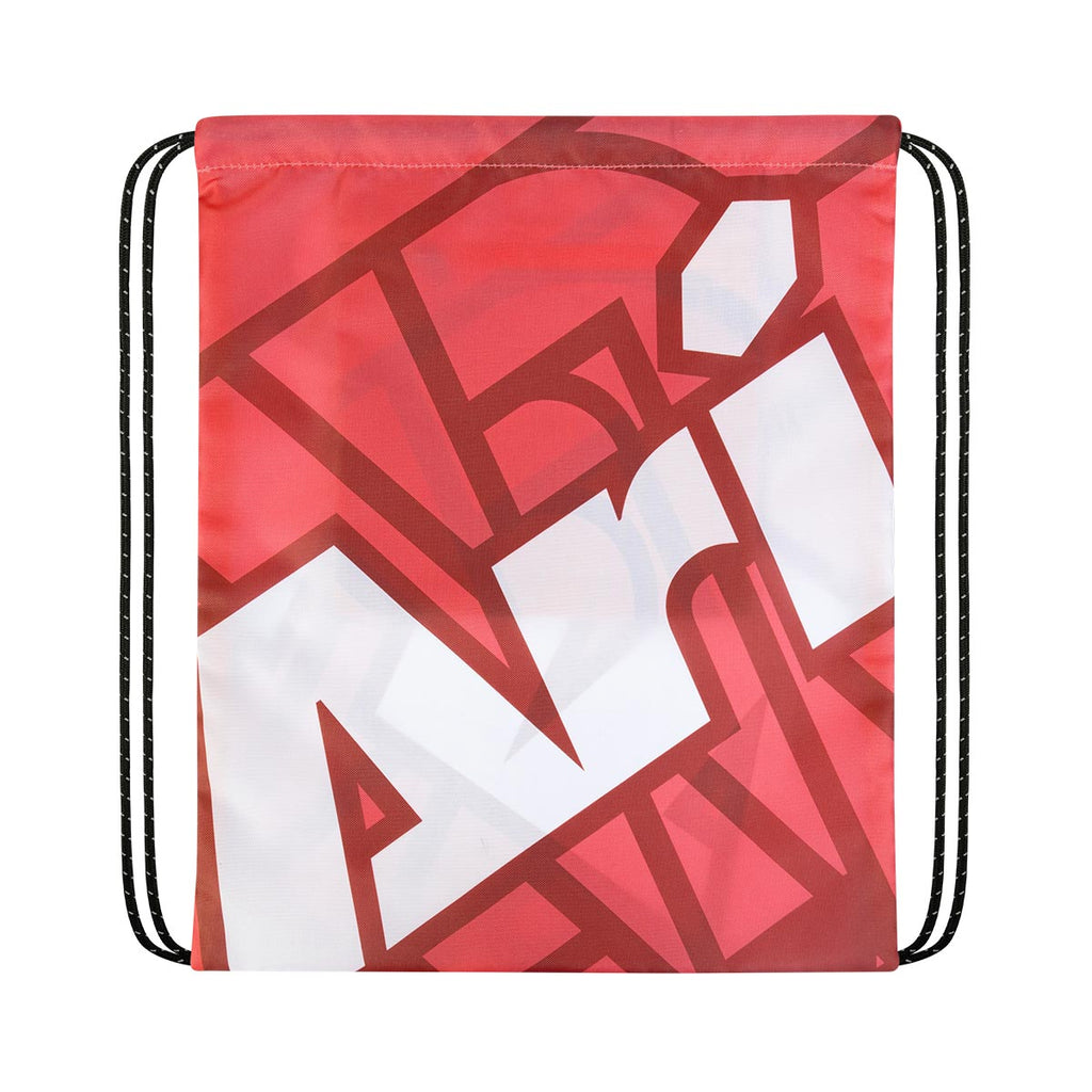 ARI ESSENTIAL URBAN TYPO GYMSACK - RED/WHITE/RED