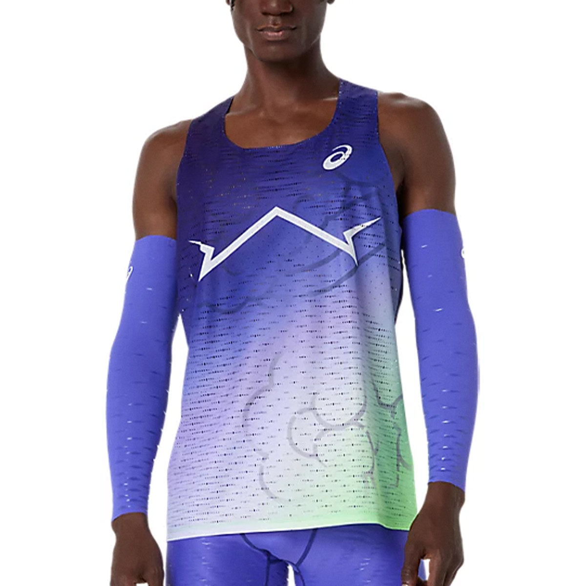 Asics M Metaspeed Singlet Cobalt Burst