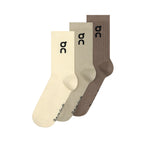 ON CORE RUN SOCK HIGH 3P - HARE/BRUME