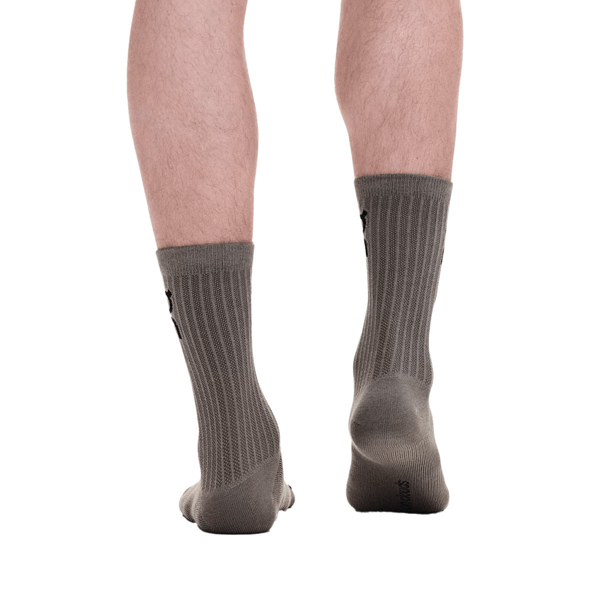 ON CORE RUN SOCK HIGH 3P - HARE/BRUME