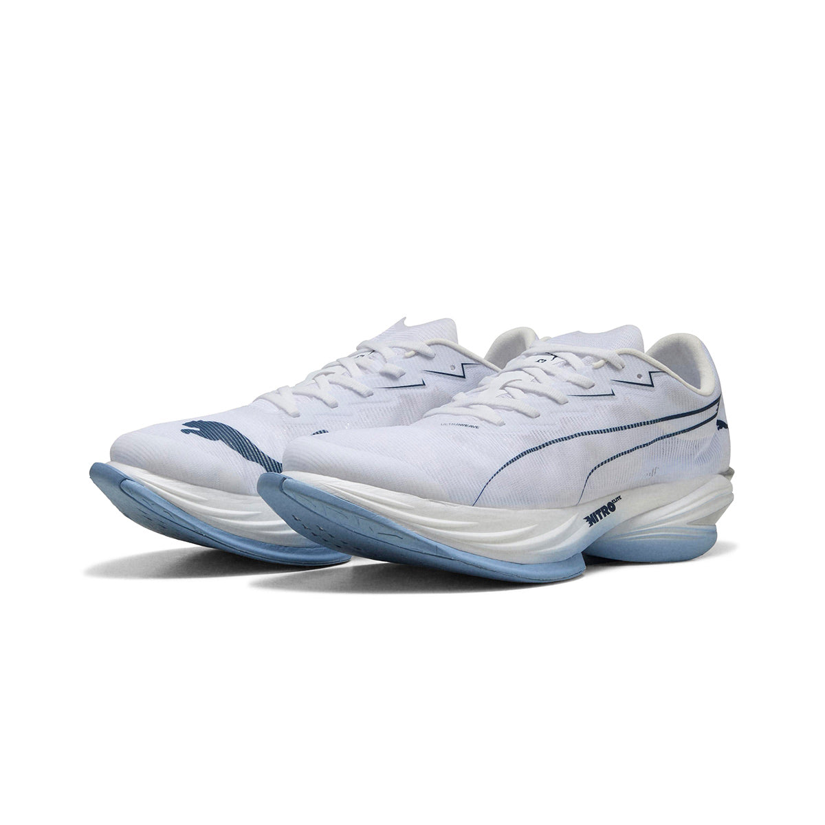 PUMA MEN FAST R NITRO ELITE 3 - PUMAWHITE/CHAMBRAYBLUE