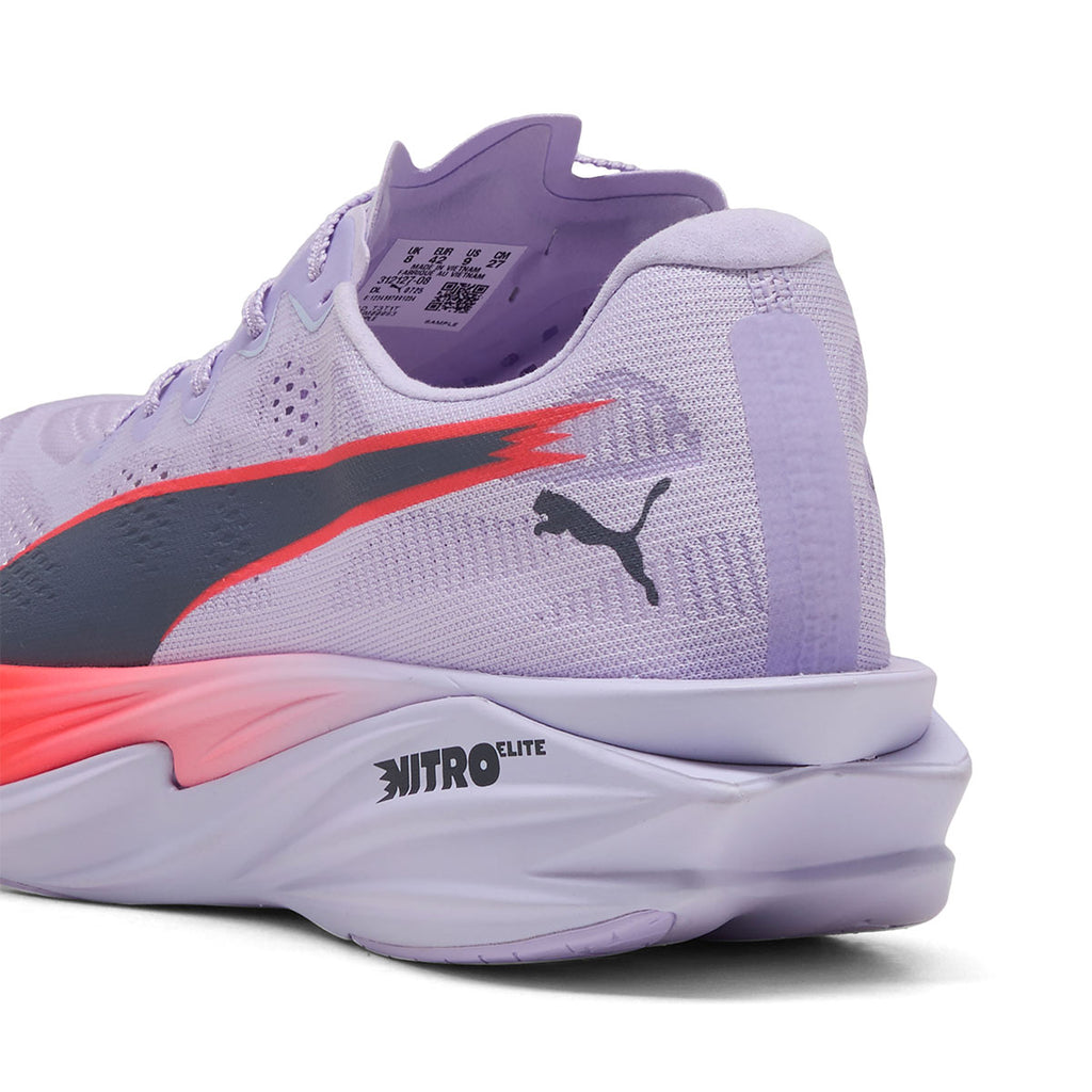 PUMA MEN DEVIATE NITRO ELITE 4 - LIGHTLAVENDER/ULTRARED/INKYDEPTHS