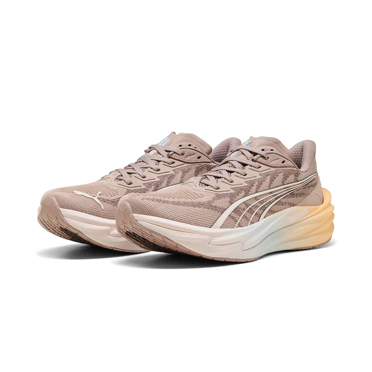PUMA M DEVIATE NITRO 4 RUN CLUB - SANDSTONE/LUCITE