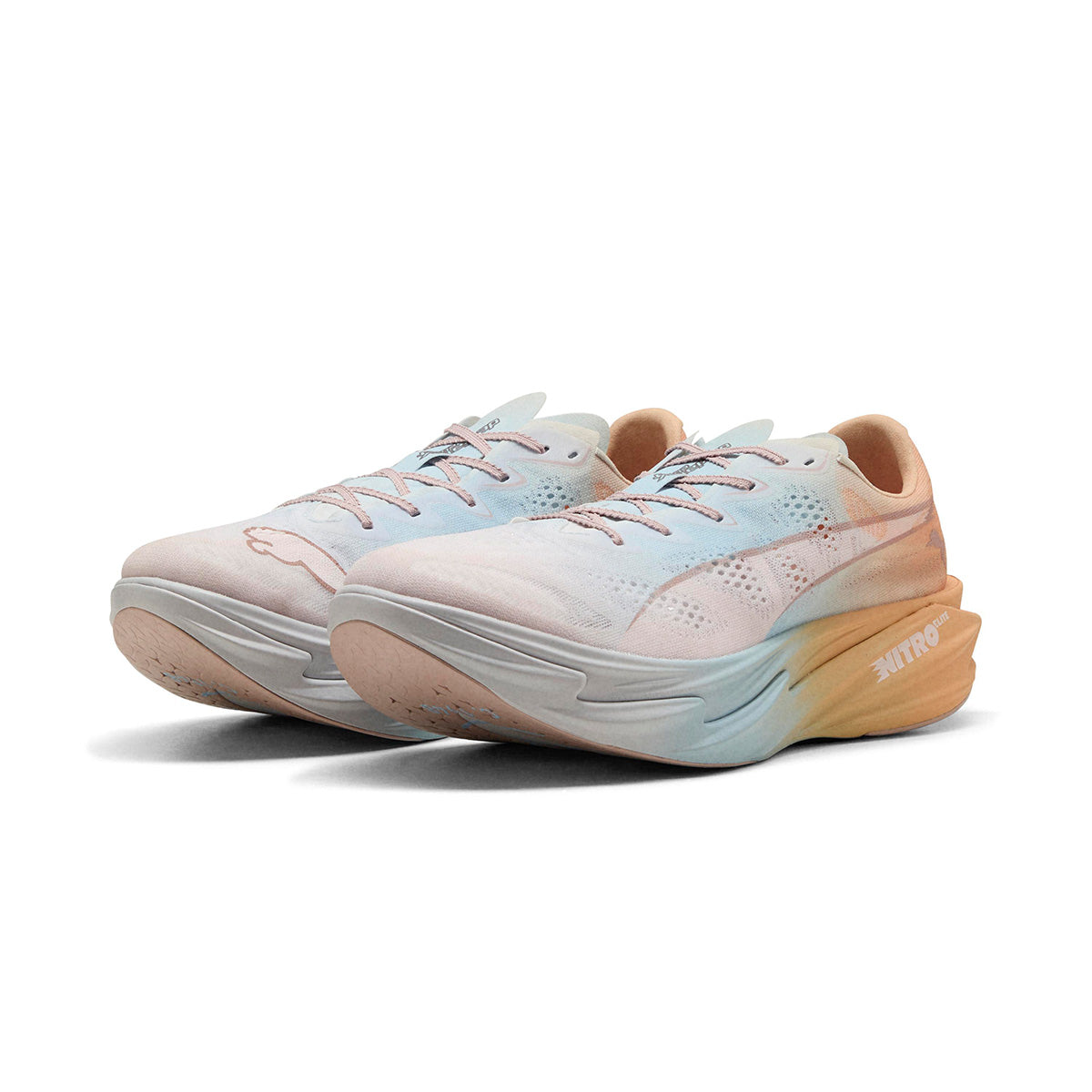 PUMA M DEVIATE NITRO ELITE 4 RUN CLUB - JASMINEFLOWER/LUCITE/ALMOSTAPRICOT